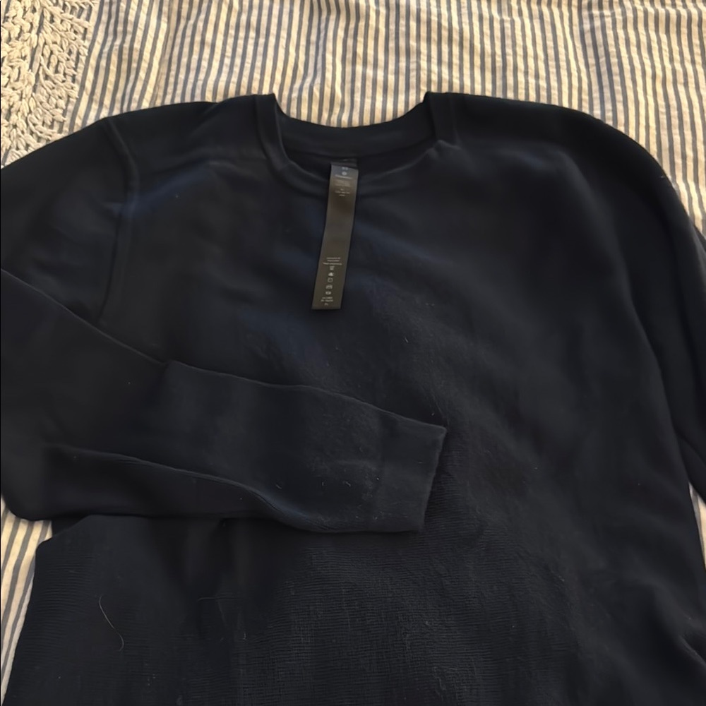 Navy Blue Crewneck Sweatshirt